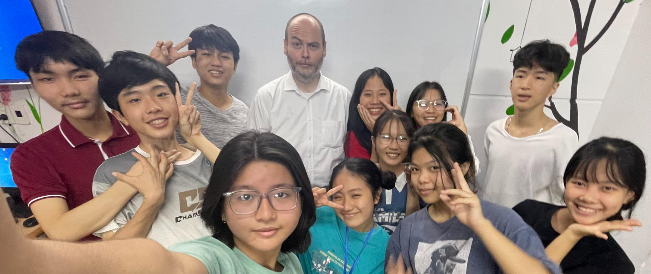 English Corner at Meten